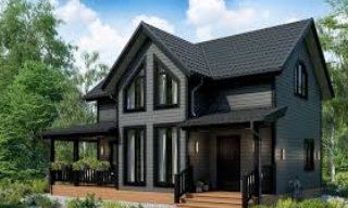 Проекты каркасных домов с террасой от 3577 рублей | Строй-Слк